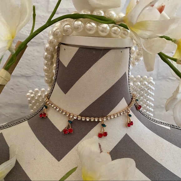 NEW Cherry💎 Necklace - Picture 1 of 10
